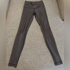 Lululemon Gray & Black Leggings